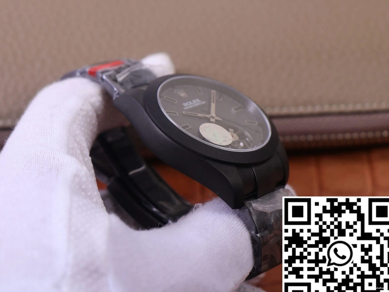 Milgauss Rolex LNT01HS-001 JB Base Black Noir 116400 Factory watch Design Label Replica case 0115